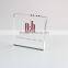 Customized Clear Acrylic Logo Block Display Nameplate Solid Cube Block                        
                                                Quality Choice