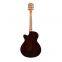 YAN 40-inch AC Body Spruce Solid Top Walnut Backsides Vintage Natural Color Y-40AC