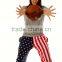 2015 Autumn American Flag Hippie Sport Pants for Women