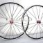 stiffness alloy wheel for road bike 24mm clincher powerway hub complete alloy carbon wheel
