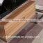 RB-1503 black stoving varnish rectangular wooden drawer tempered glass coffee table with stainless steel chinese tea table