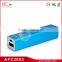 colorful metal 2200mah smartphone portable power bank for promotional