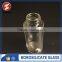 small diameter pyrex glass candy jar
