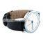 Fashion simple style blue hands leather couple watches