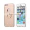 Wholesale slim metal plated case with ring for iPhone