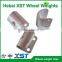 Steel wheel weight clip
