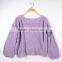 Skull Design Ladies Sweater Knitting Knitted Sweater Girls Sweater