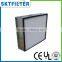 HEPA box type air filter for HAVC system