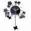Black Acrylic Wall Clock for Decoration