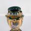 Antique chinese hand painted ceramic porcelain flower vase