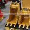 Excavator ditching digging clean up bucket