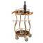 Natural Wine Car Yiyongjia Luxury Wine Liquor Trolley Cart Stainless Steel Meat Trolley