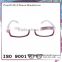 Translucent color and rhinestones decoration eyeglasses frames