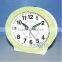 plastic oval shape table alarm clock bedside clock, candy color clock