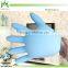 Blue nitrile glove surgical