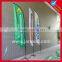 Portable screen printing promotion teardrop flag banner