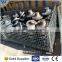 4 Layers Folding Steel Wire Mesh Cage Container,Steel cage container for fruit storage