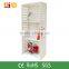 Modern plastic movable cubby corner storage rack shelf
