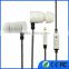 Aluminum Housing Microphone Volume Control 2016 new years earphone