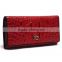 Fashionable long pattern women's crocodile leather wallet