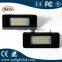 Best price guaranteed light up license plate DC12V-30V led license light for B mw 1,3,5 ,X series