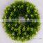Wholesale Wall Hanging Decorative Artificial Grass Wreath With Flowers From China Supplier
