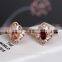 hot style rings 925 sterling silver ring inlaid natural tourmaline stone factory wholesale