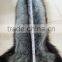 Natural color fur pelt real Silver Fox