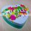 Beautiful design colorful heart shape food tin box gift tin box candy tin boxes