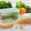 2014 New short rectangular food container set GL9013-S-B