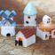 Micro landscape small house , resin windmill small castle