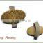 wholesale handheld bristle wood oval bath brush