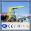 BZN type electric wire rope hoist small slewing jib cranes