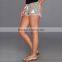 2015 popular young lady leopard grain sexy women short jeans JXQ191