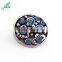 Wholesale Snap Bracelets18mm crystal snap button flower