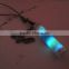 2016 Newest rainbow color glow in the dark art glass pendant necklace various shaped glass vials jewelry findings
