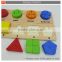 Wooden geometrical shape intelligent toys board for kids