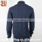 Autumu style men high neck long sleeve pullover with zipper computer knitted sweater from dongguan sanflag