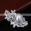 Crystal Brooch vintage style Silver wedding corsage for broach bouquets