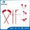 Top Quality Flat Cable Metal Earphone with Mic