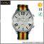 DW nylon strap men hand watch Japan movement alloy watch