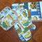 3 pcs pigment print cotton kitchen towel set