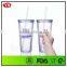 24oz bpa free double wall plastic tumbler cup with bling