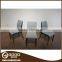 Dining Room Folding Table Solid Wood Chair Set
