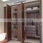 Solid wood Veneer MDF high glossy bedroom wardrobe