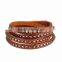 BOSHIHO New fashion leather unique mens bracelets wholesale
