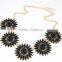 Fashion Multicolor Flower Vintage Choker Collar Pendant Statement Necklace Women Fashion Necklaces for Women 2014