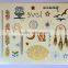 elephants gold temporary jewelry tattoos skin adhesive sticker paper