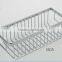 Wall mounted Bathroom accessories Chrome plated Brass Storage Basket