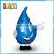 Top Customized Cartoon Water-drop Shaped PU Stress Reliever PU Foam Stess Ball